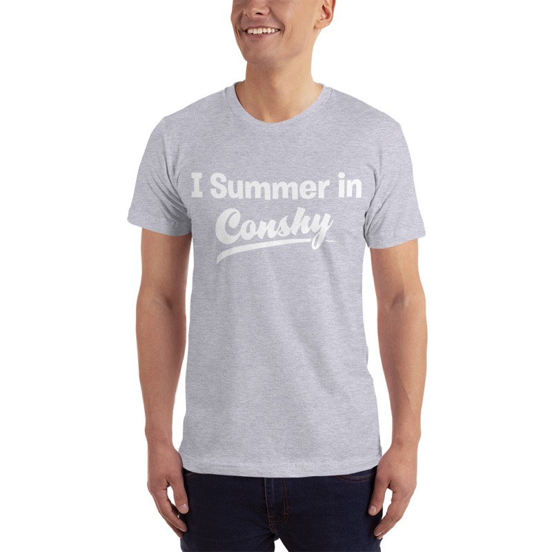 The Main Tee in heather grey